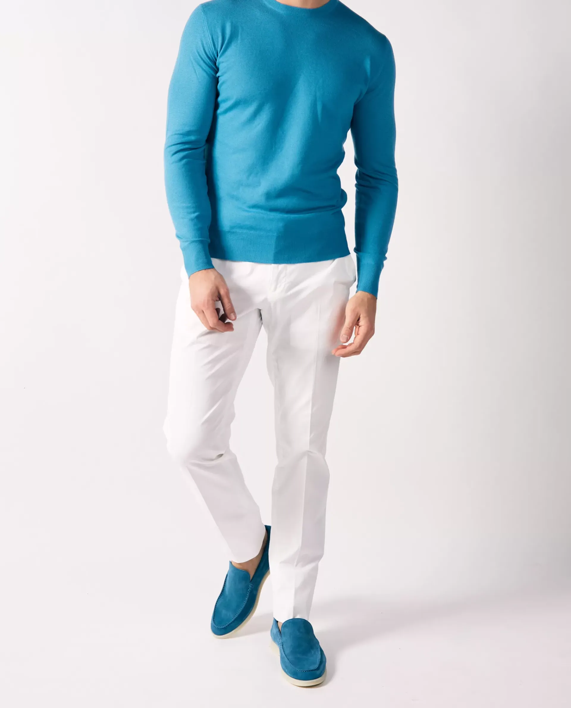 Clearance Baby Cashmere Trui Mannen Knitwear