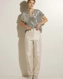 Best Baggy Shiny Jeans Vrouwen Broeken