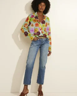 Outlet Blouse Met Bloemenprint Vrouwen Blouses