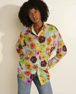 Outlet Blouse Met Bloemenprint Vrouwen Blouses