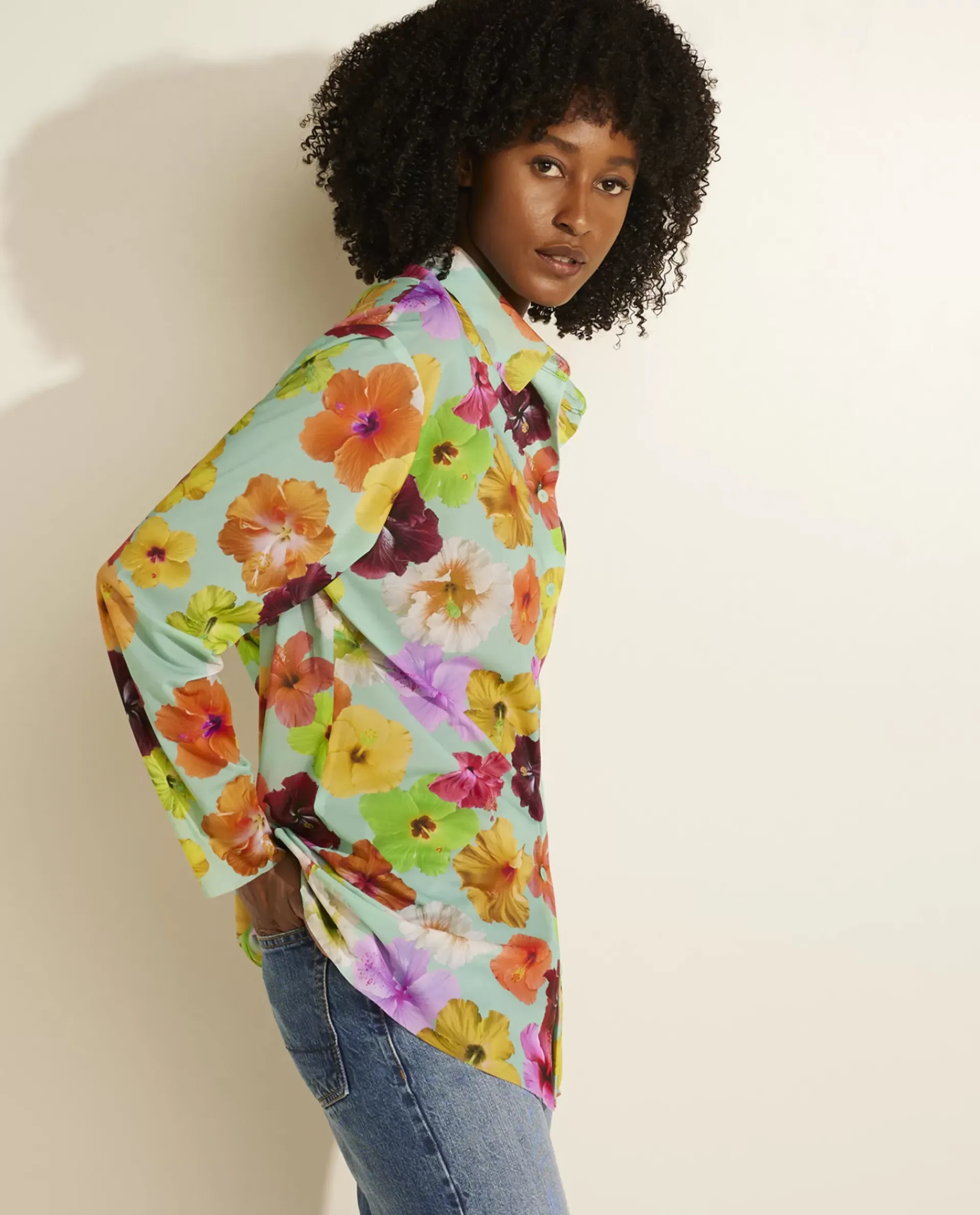 Outlet Blouse Met Bloemenprint Vrouwen Blouses