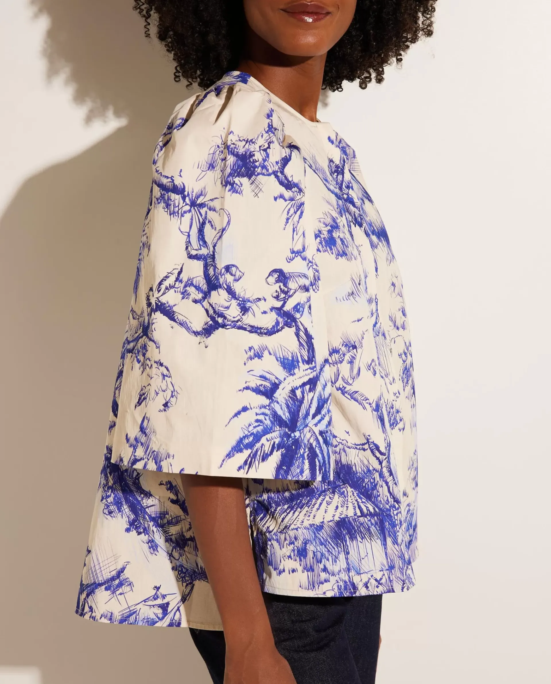 Shop Blouse Met Print Vrouwen Tops