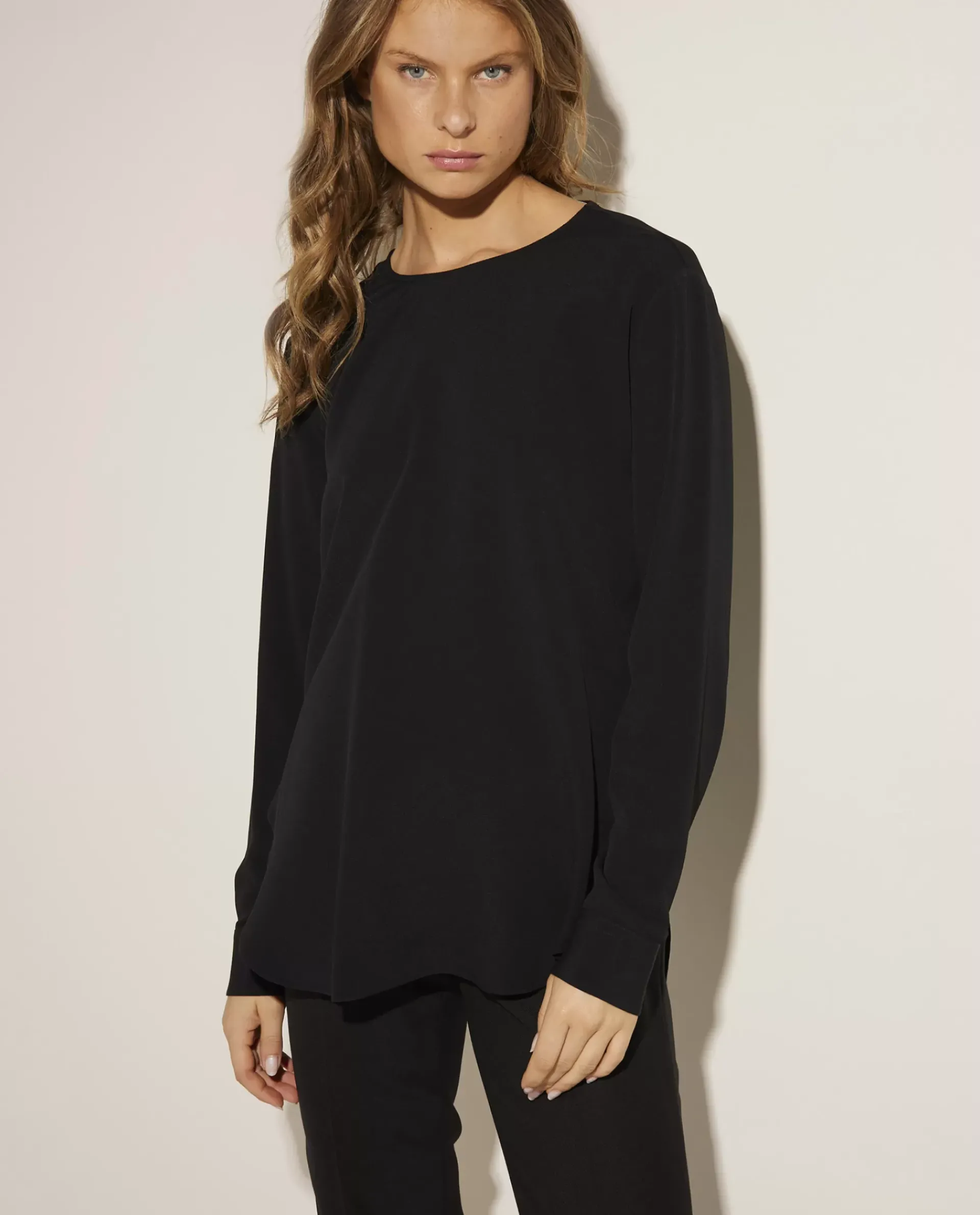 Outlet Blouse Van Zijdemix Vrouwen Blouses
