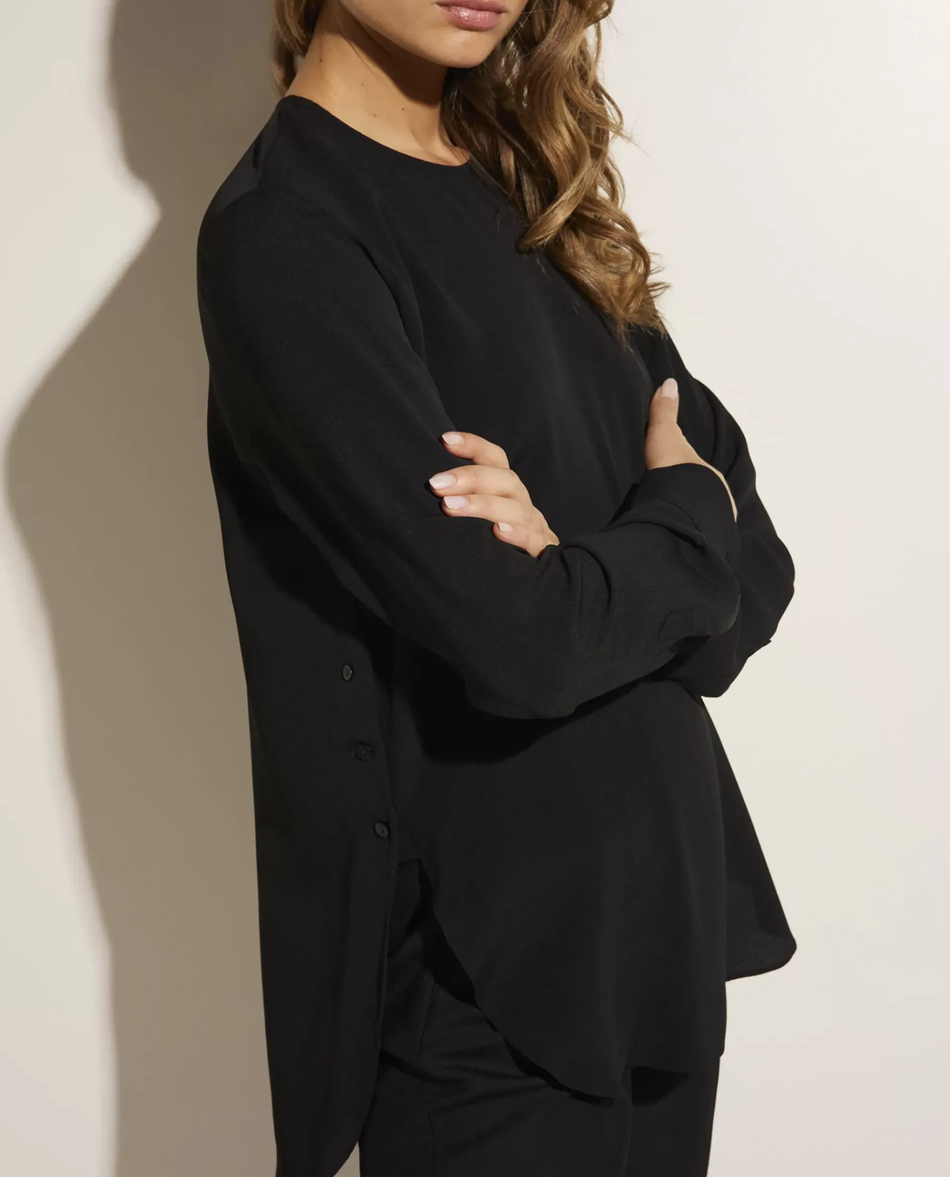 Outlet Blouse Van Zijdemix Vrouwen Blouses