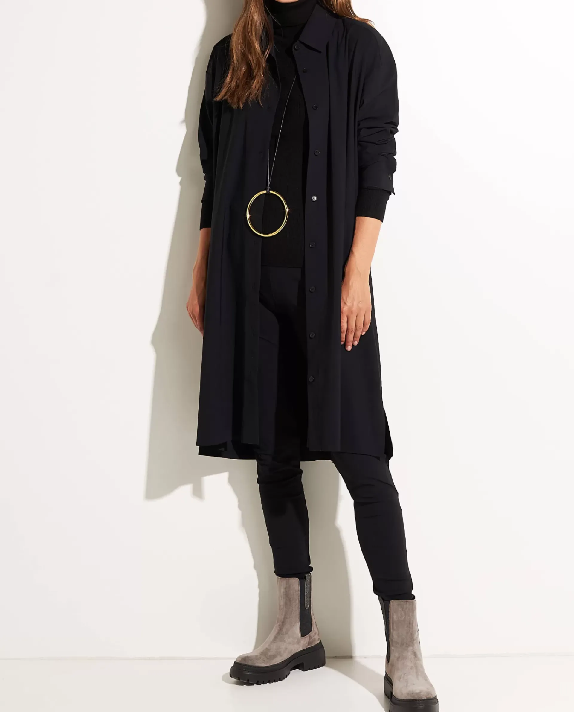 Store Blousejurk In Stretch Kwaliteit Vrouwen Jurken