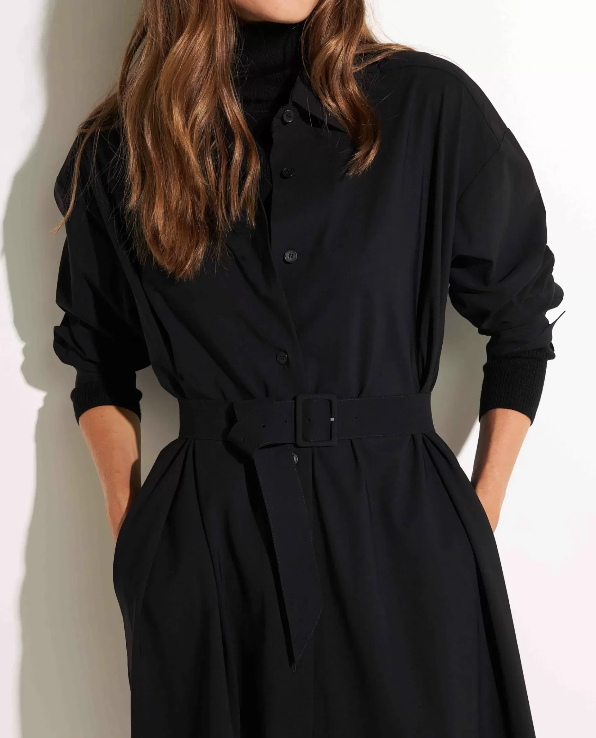 Store Blousejurk In Stretch Kwaliteit Vrouwen Jurken