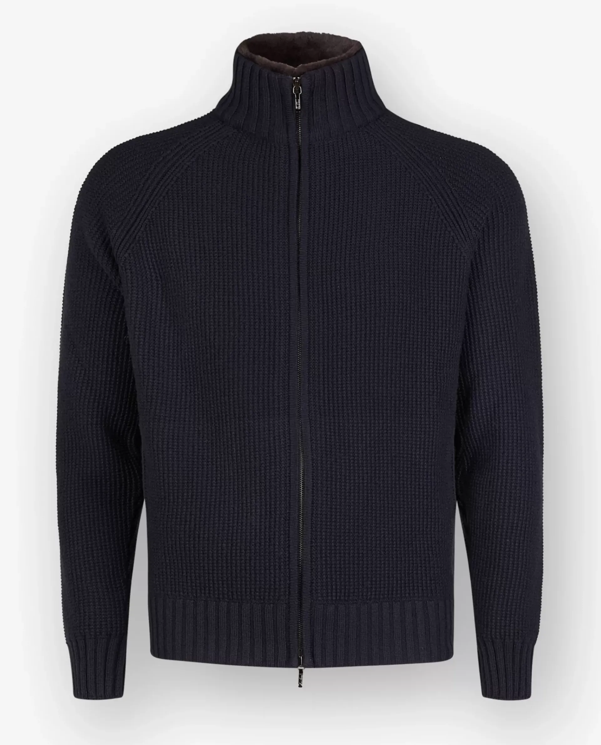 Store Bombervest Met Bont Mannen Knitwear