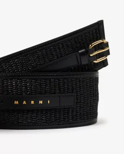 Online Brede Raffia Ceintuur Vrouwen Accessoires