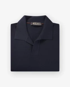 Online Buttonless Polo Mannen Knitwear