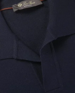 Online Buttonless Polo Mannen Knitwear