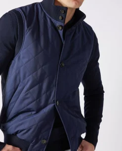 Online Carry Quilted Vest Mannen Jassen