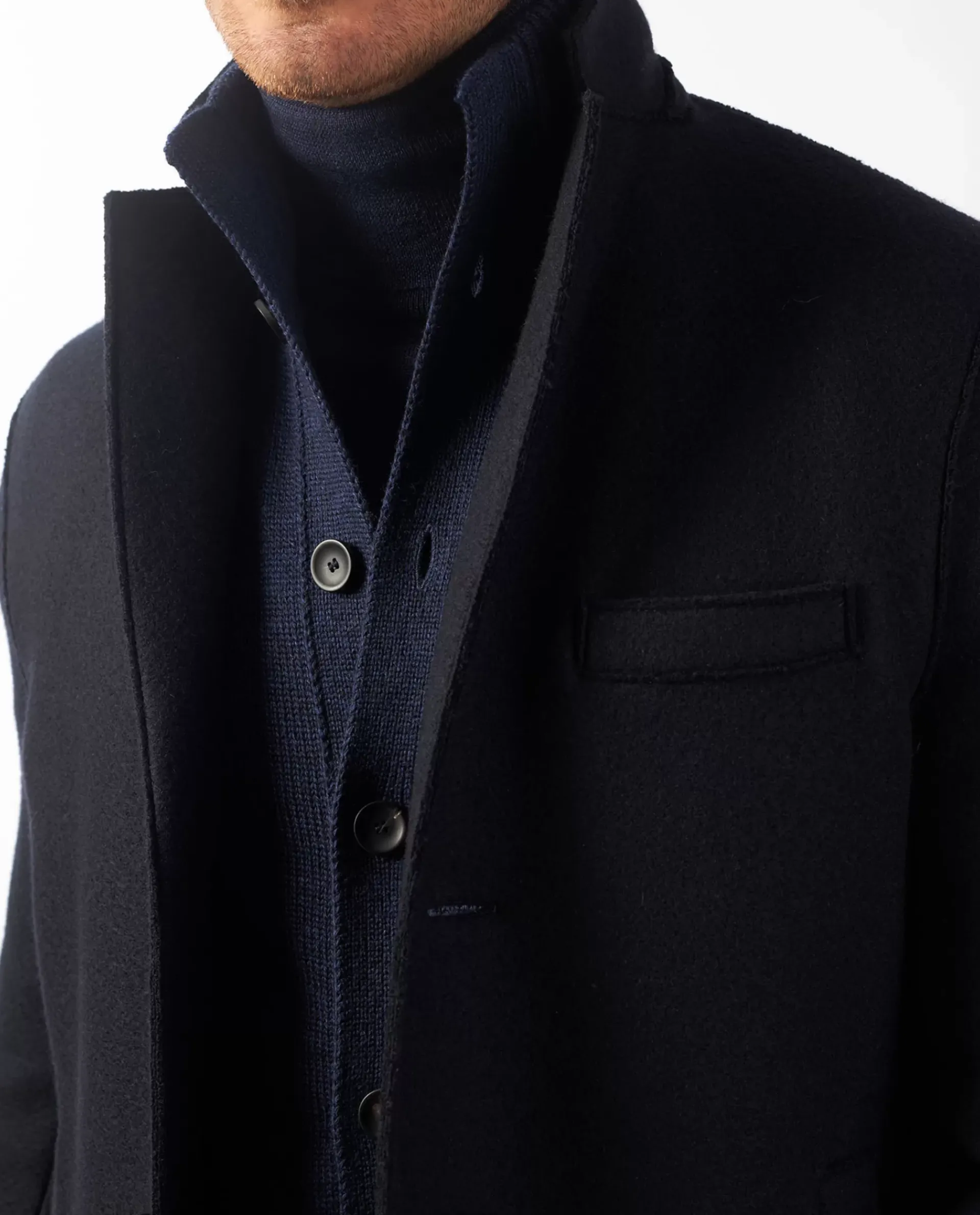 Shop Cashmere Boxy Jas Mannen Jassen