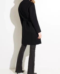 Outlet Cashmere Jas Met Ceintuur Vrouwen Jassen