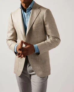 Cheap Cashmere Linnen Jasje Mannen Jasjes