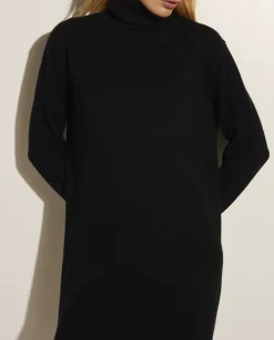 Store Cashmere Midi Jurk Vrouwen Jurken