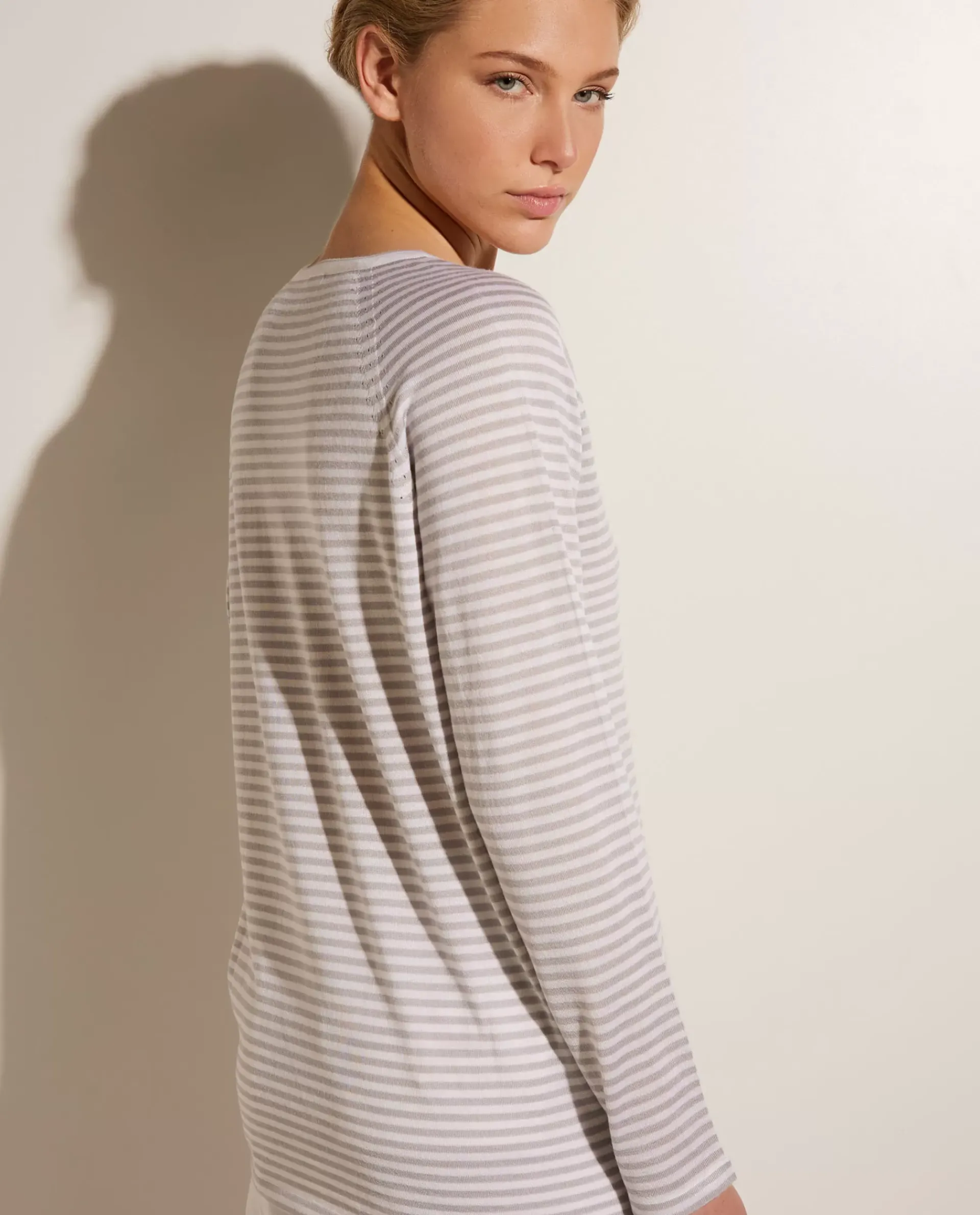 Clearance Cashmere Mix V-Hals Top Vrouwen Tops
