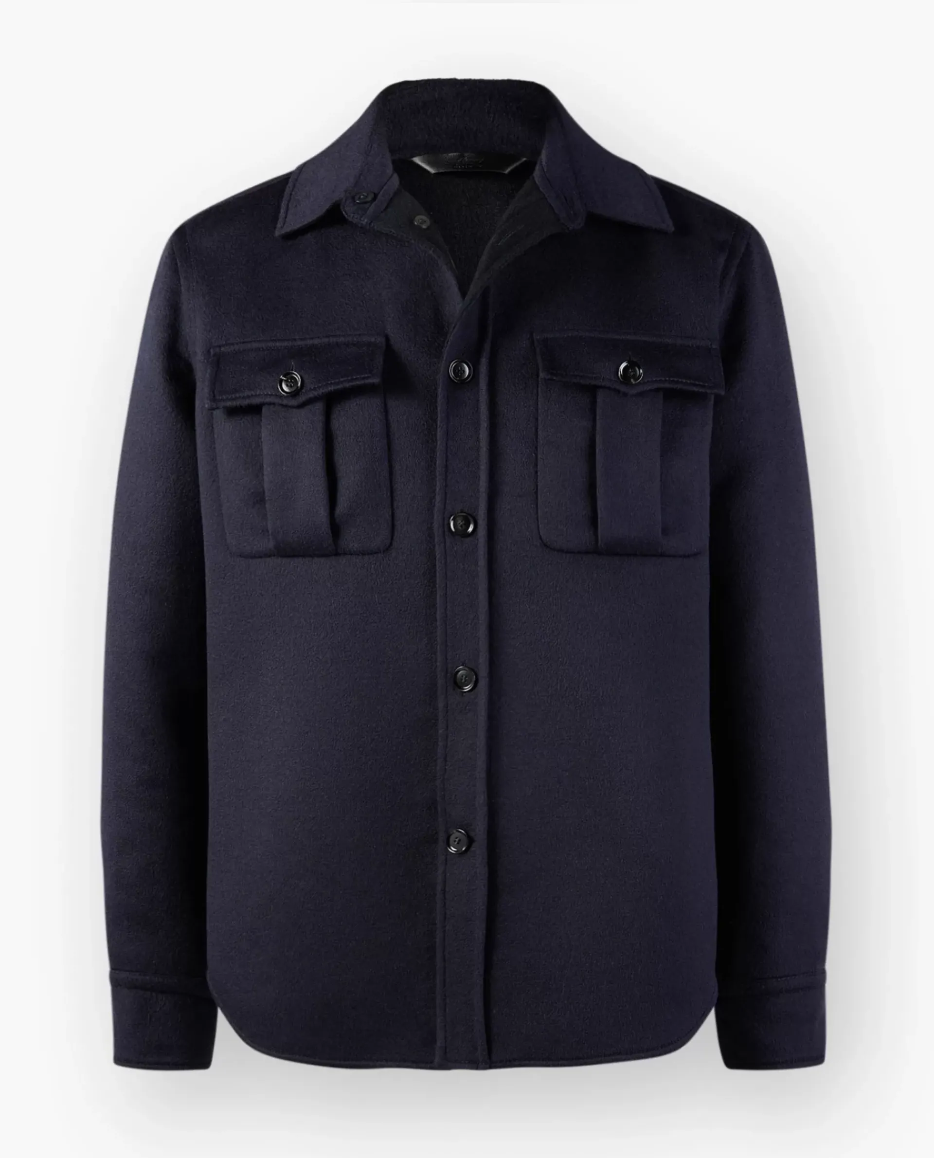 Outlet Cashmere Overshirt Mannen Jassen