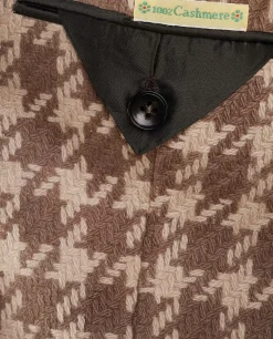 Fashion Cashmere Pied-De-Poule Jasje Mannen Jasjes
