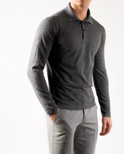 Flash Sale Cashmere Polo Mannen Polo