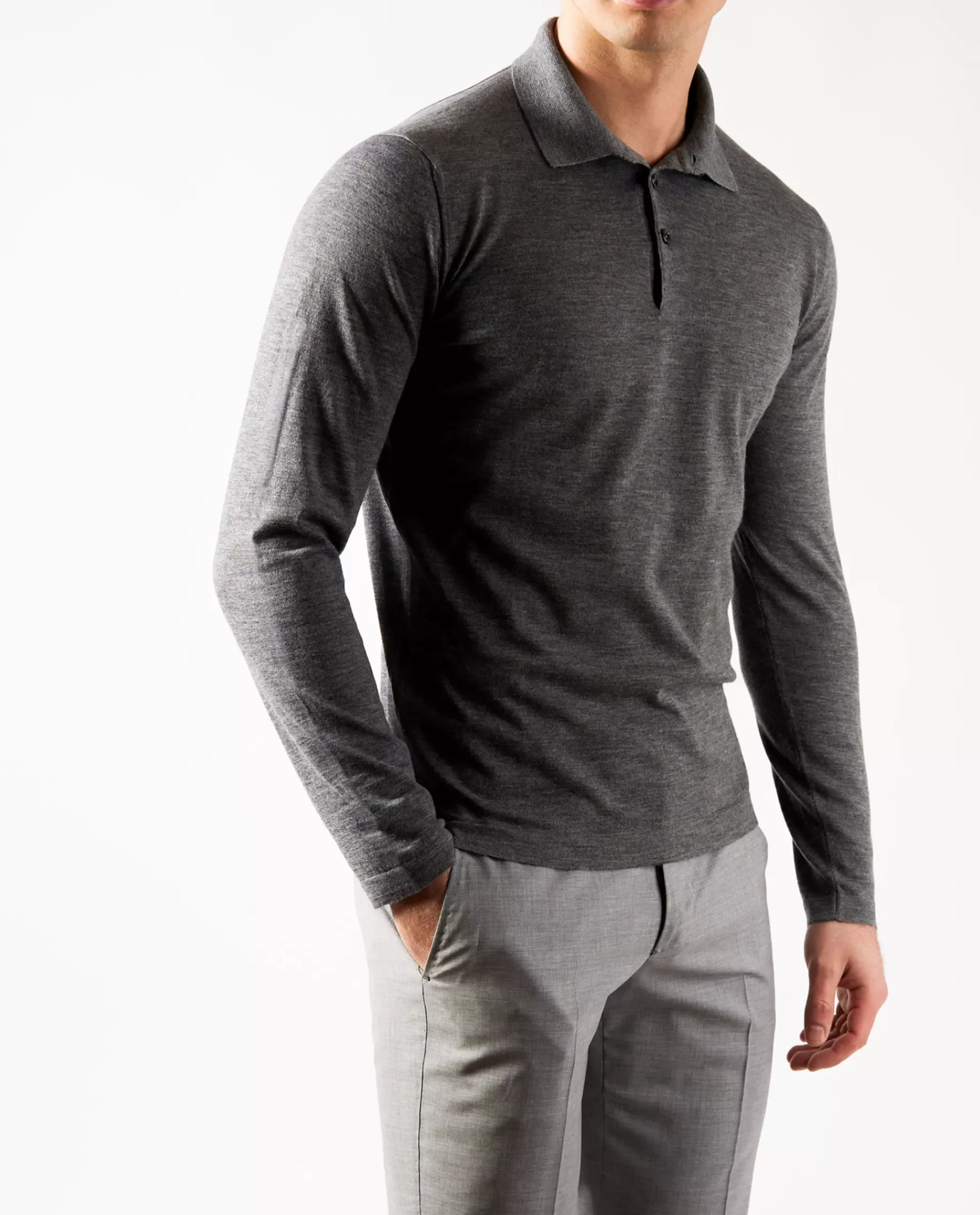 Flash Sale Cashmere Polo Mannen Polo