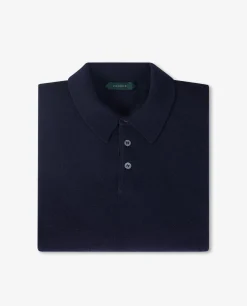 Cheap Cashmere Polo Lange Mouw Mannen Polo
