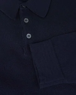 Cheap Cashmere Polo Lange Mouw Mannen Polo