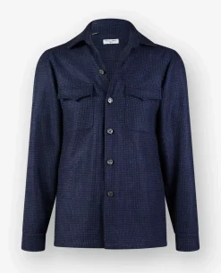 Online Cashmere Shirtjacket Mannen Jasjes