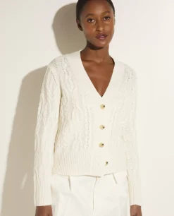 Online Cashmere Trui Met V-Hals Vrouwen Knitwear
