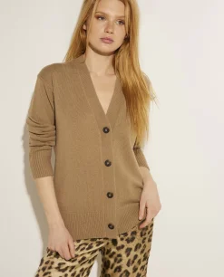 Sale Cashmere Trui Met V-Hals Vrouwen Knitwear