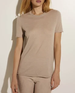 Best Sale Cashmere T-Shirt Vrouwen Tops