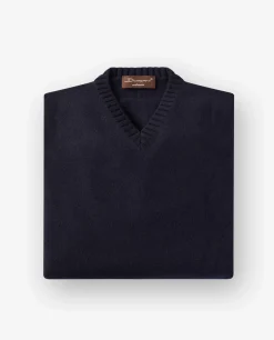 Best Sale Cashmere V-Hals Trui Mannen Knitwear