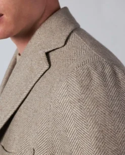 Best Sale Cashmere Visgraat Jas Mannen Jassen