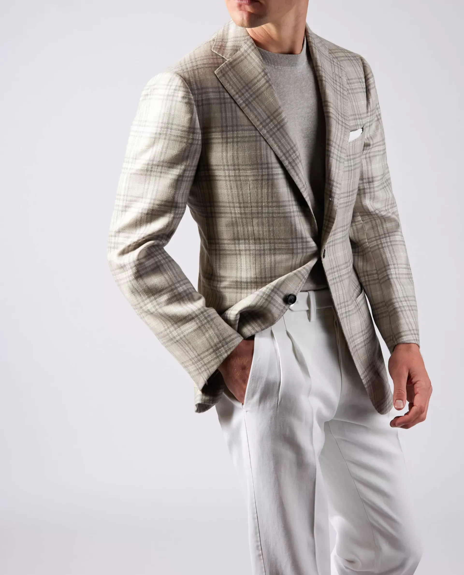 Best Sale Cashmere Zijde Jasje Mannen Jasjes