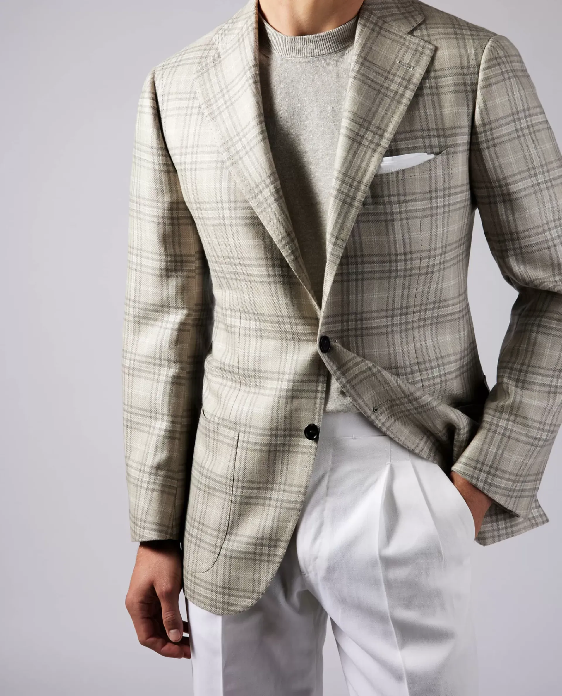 Best Sale Cashmere Zijde Jasje Mannen Jasjes