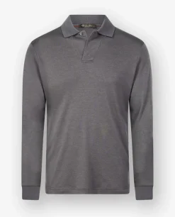 Shop Cashmere Zijden Polo Mannen Knitwear