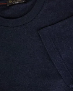 Hot Cashmere Zijden T-Shirt Mannen T-Shirts