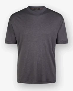 Shop Cashmere Zijden T-Shirt Mannen T-Shirts