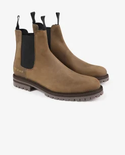 Store Chelsea Boots In Gewaxt Leer Mannen Schoenen