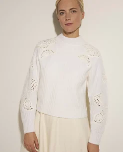 Flash Sale Crochet Sweater Vrouwen Knitwear