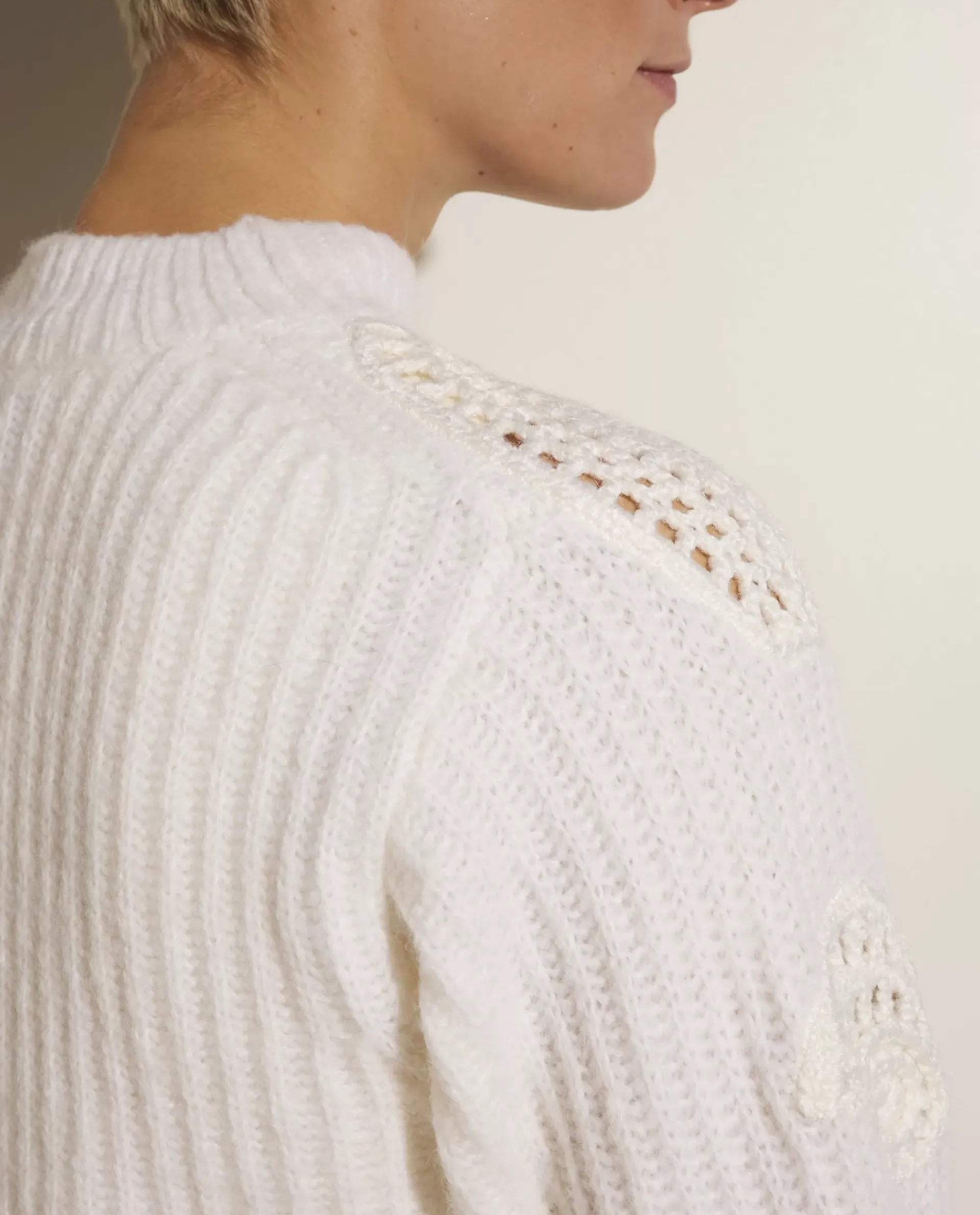 Flash Sale Crochet Sweater Vrouwen Knitwear