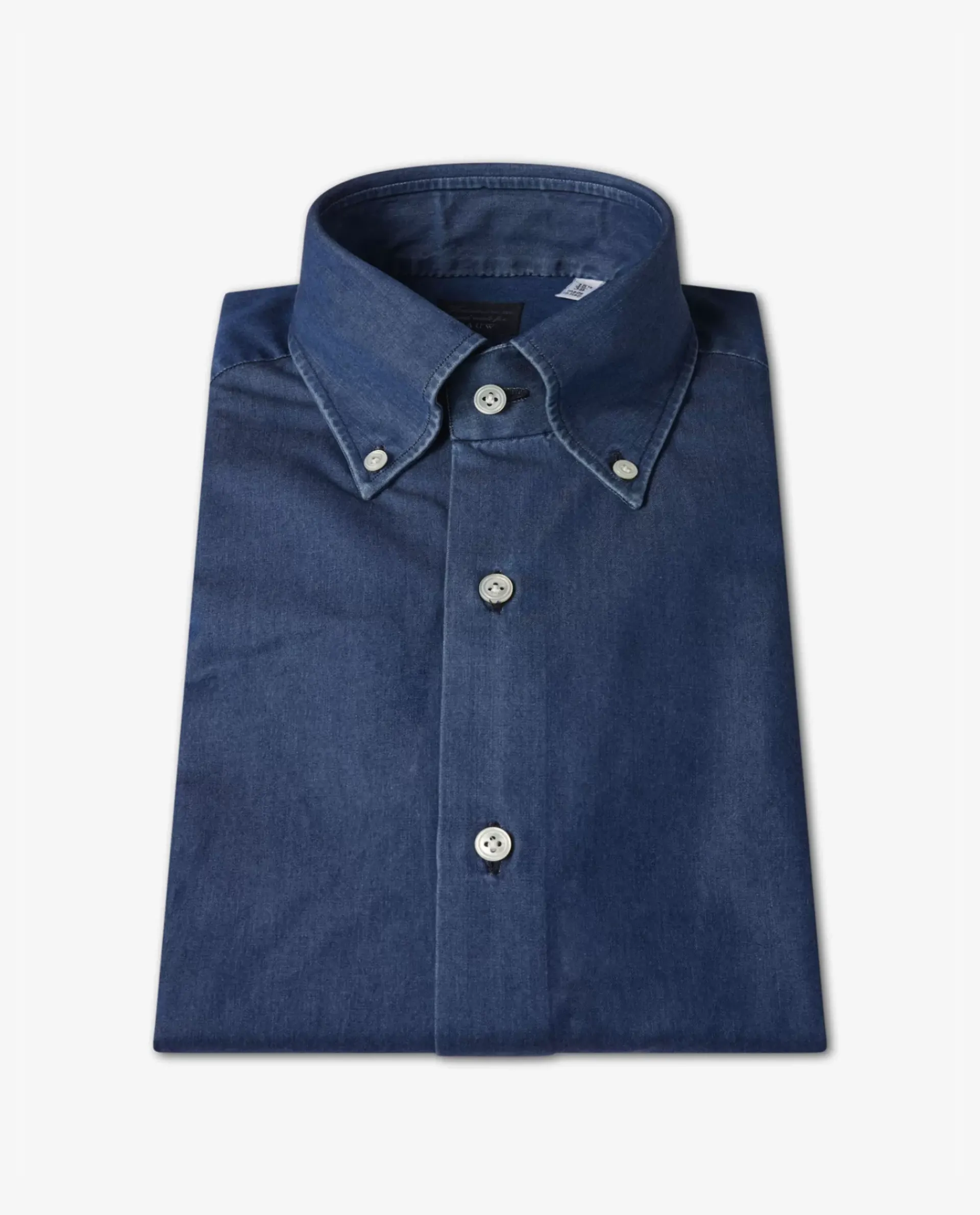 Outlet Denim Button-Down Shirt Mannen Shirts