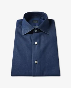 Clearance Denim Shirt Mannen Shirts