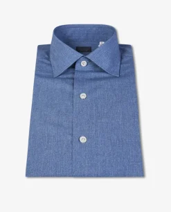 Cheap Denim-Look Shirt Mannen Shirts