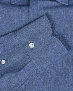 Cheap Denim-Look Shirt Mannen Shirts