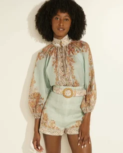 Cheap Devi Billow Blouse Vrouwen Blouses