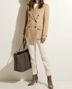 Discount Double Breasted Blazer Vrouwen Blazers