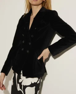 Best Sale Double Breasted Wollen Blazer Vrouwen Blazers