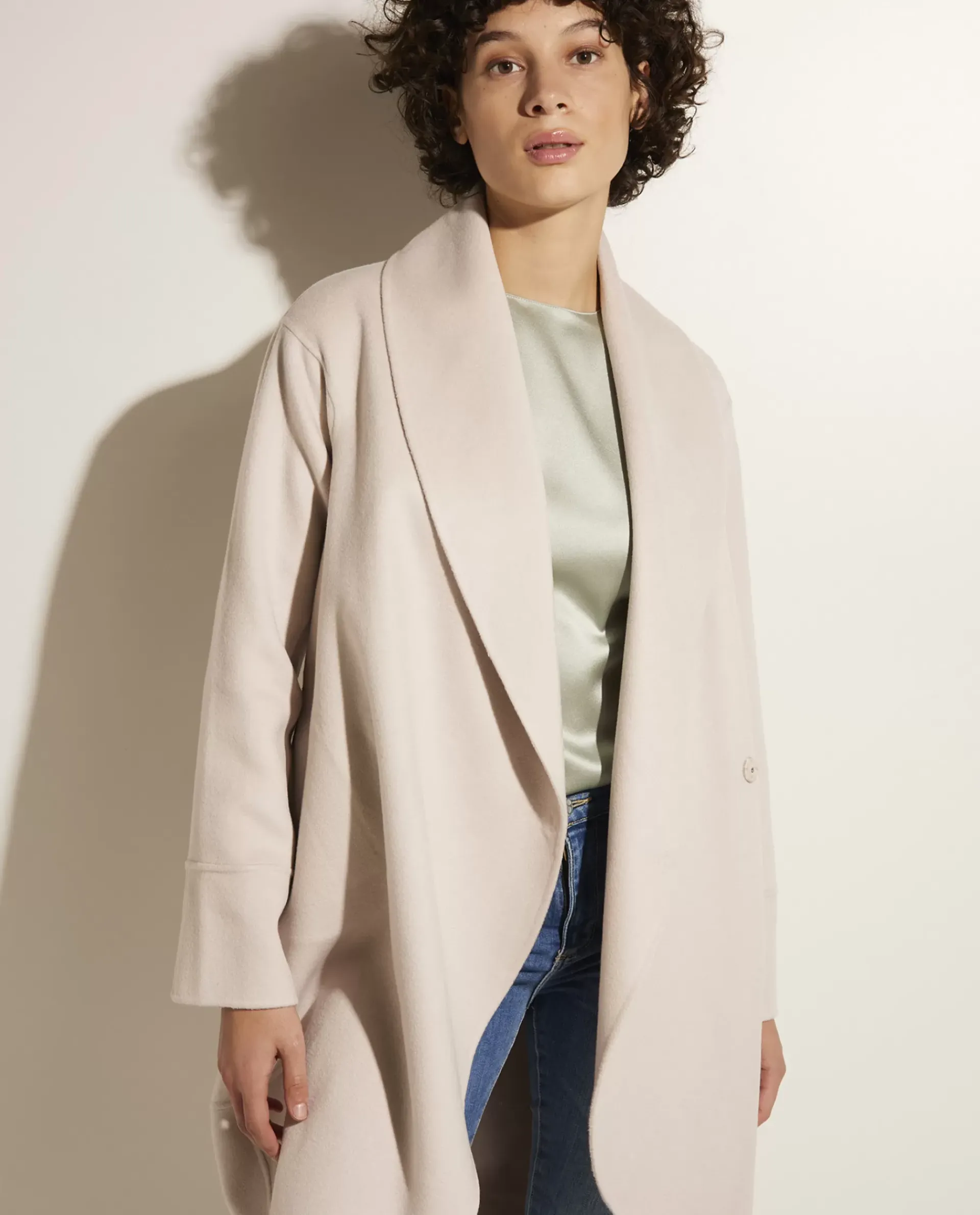 Outlet Double Face Cashmere Jas Vrouwen Jassen