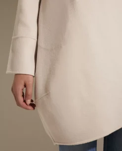 Outlet Double Face Cashmere Jas Vrouwen Jassen