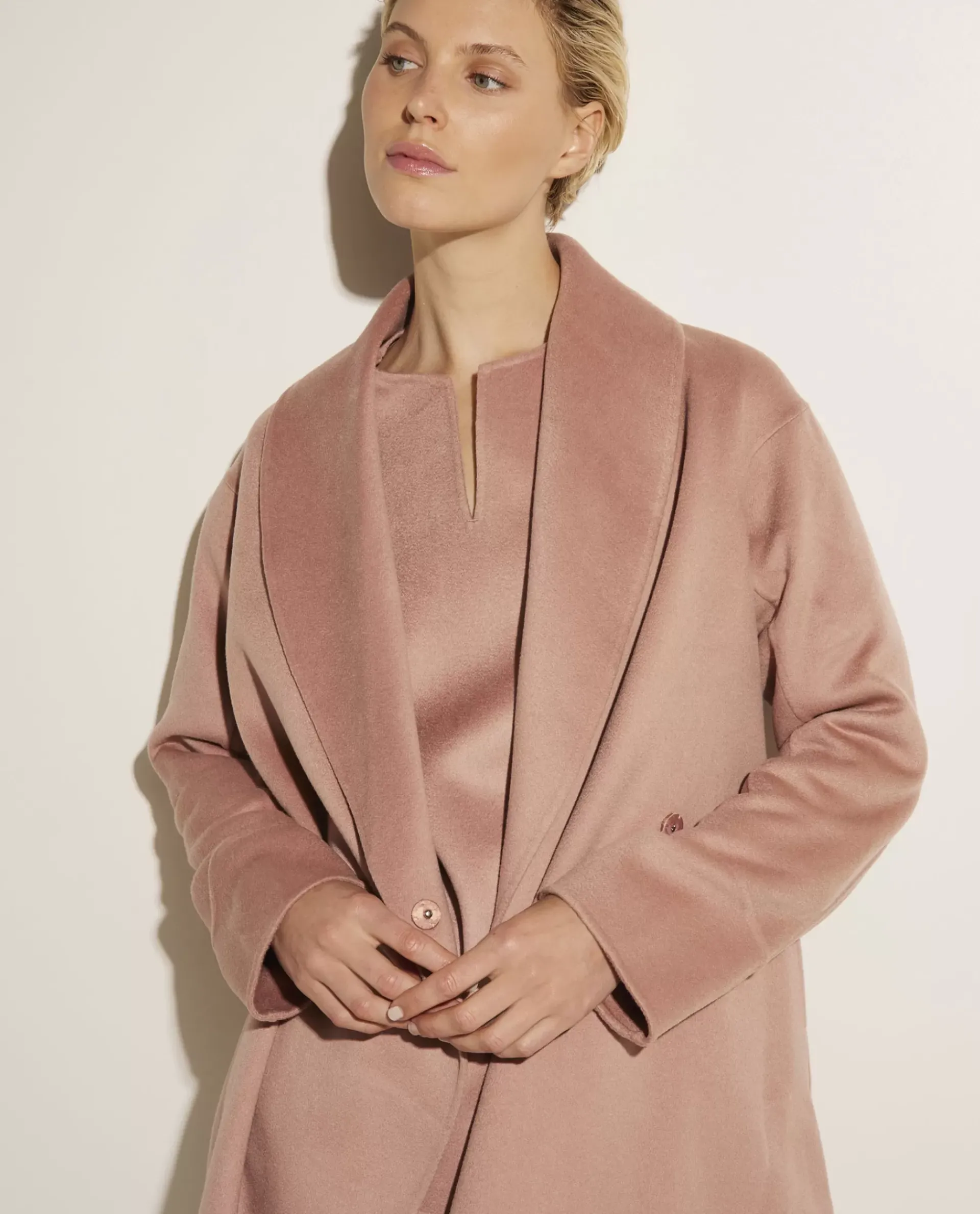 Shop Double Face Cashmere Jas Vrouwen Jassen